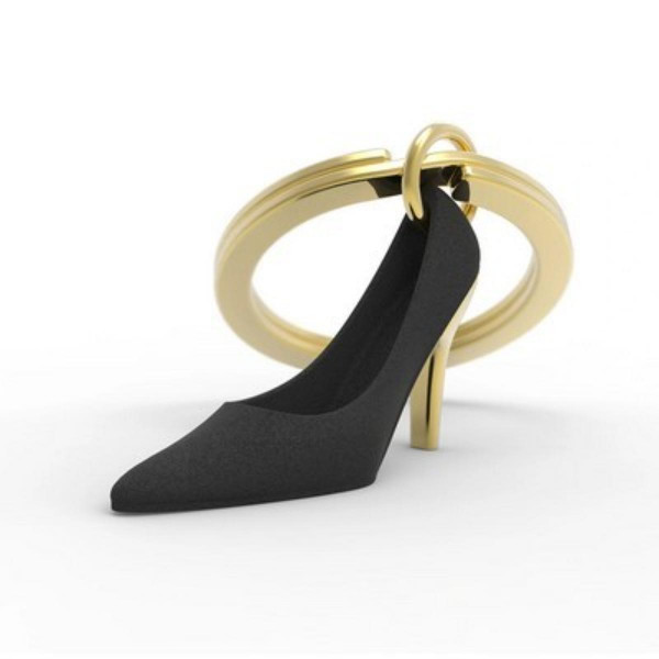 PRIVJESAK ZA KLJUČEVE-METAL- Lifestyle  -High Heel Black/Gold 