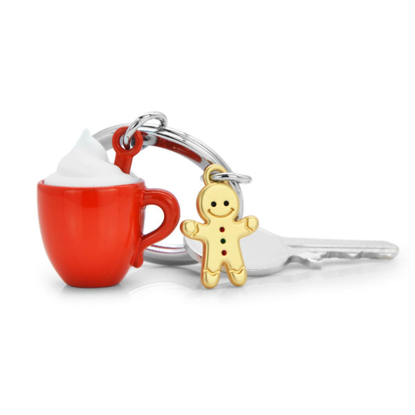 PRIVJESAK ZA KLJUČEVE-METAL- Winter/Lifestyle  - Chocolate Milk Cup with Ginger 