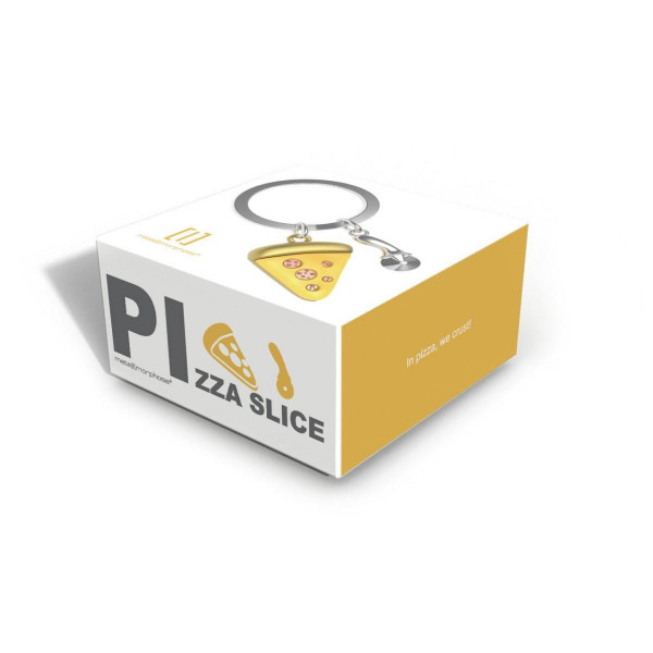 PRIVJESAK ZA KLJUČEVE-METAL- Foodie  -Pizza with Pizza Cutter 