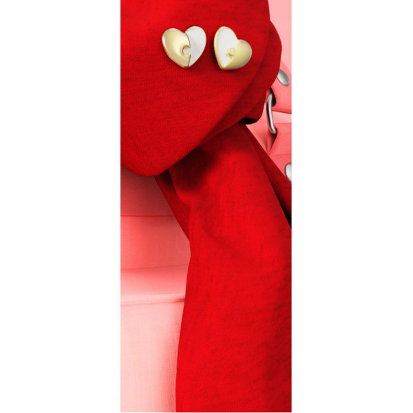 BROŠ  LIFESTYLE-PUZZLE HEART 