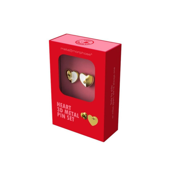 BROŠ  LIFESTYLE-PUZZLE HEART 