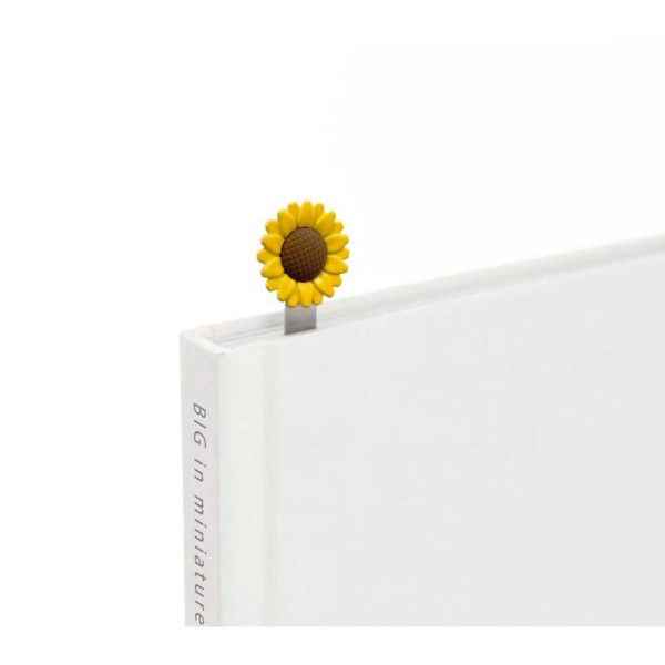 OBILJEŽIVAČ STRANICA 3D METALNI - Sunflower 