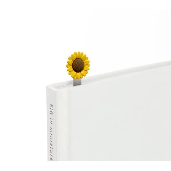 OBILJEŽIVAČ STRANICA 3D METALNI - Sunflower 