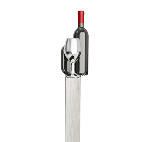 OBILJEŽIVAČ STRANICA 3D METALNI - Wine Bottle 