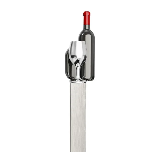 OBILJEŽIVAČ STRANICA 3D METALNI - Wine Bottle 
