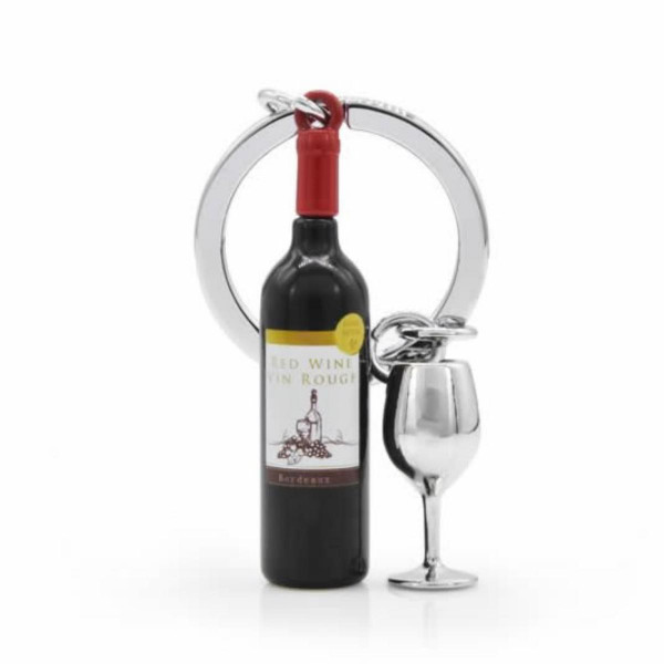 PRIVJESAK ZA KLJUČEVE METAL-PARTY FOODIE- wine bottle 