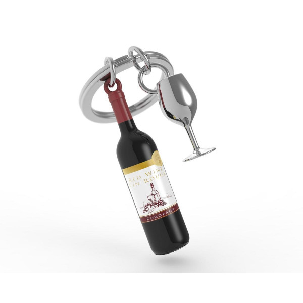 PRIVJESAK ZA KLJUČEVE METAL-PARTY FOODIE- wine bottle 