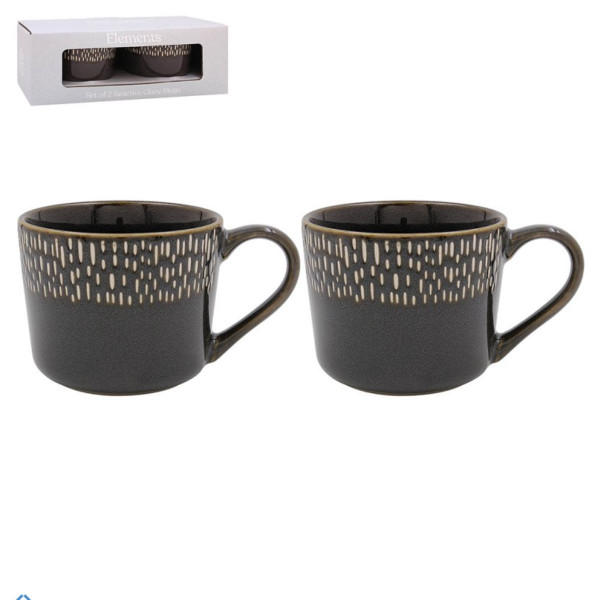 ŠOLJE SET 2U1 REACTIVE GLAZE LP74762 