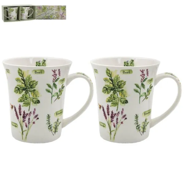 ŠOLJE SET 2U1 HERB GARDEN LP96567 
