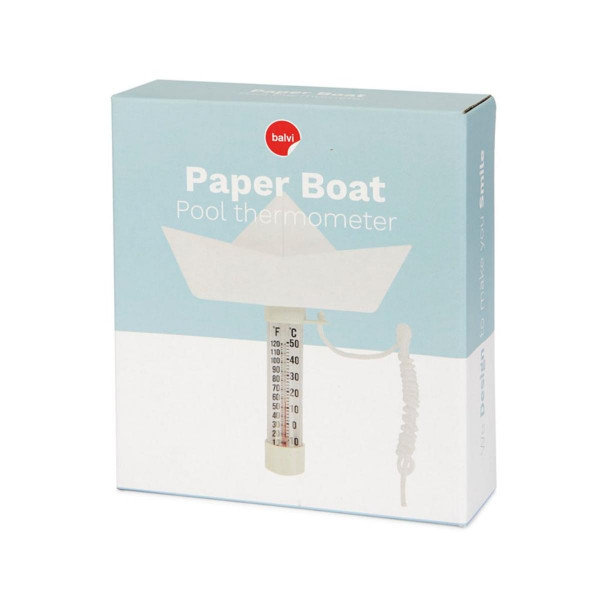 TERMOMETAR ZA BAZEN PAPIR BOAT WHITE PLASTI 