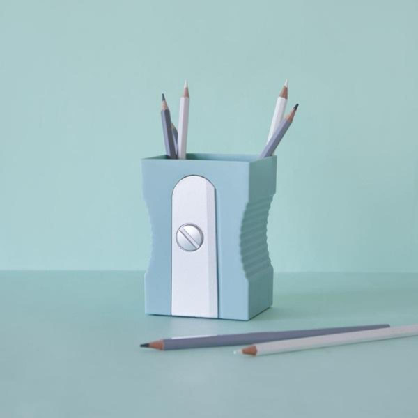 DRŽAČ ZA OLOVKE SHARPENER TURQUOISE PLASTIKA 