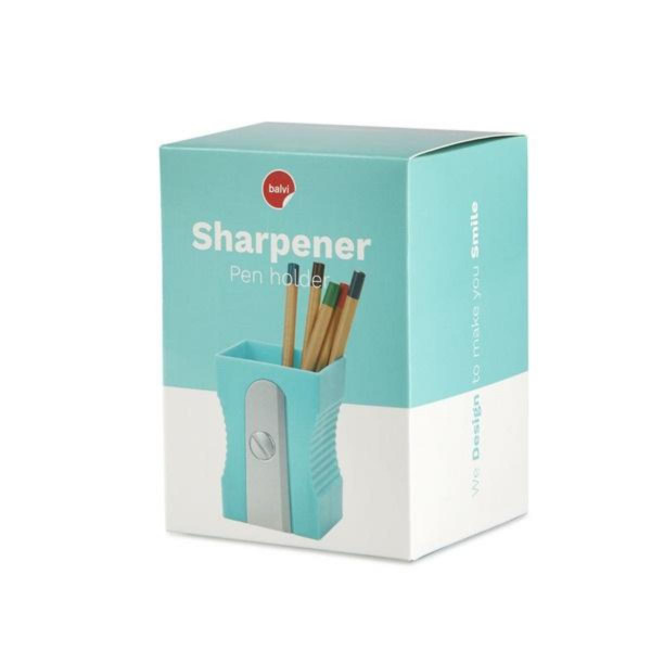 DRŽAČ ZA OLOVKE SHARPENER TURQUOISE PLASTIKA 