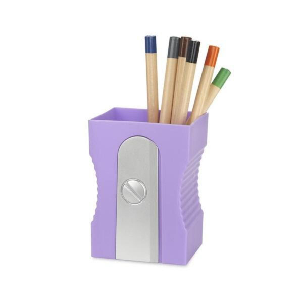 DRŽAČ ZA OLOVKE SHARPENER MAUVE PLASTIKA 