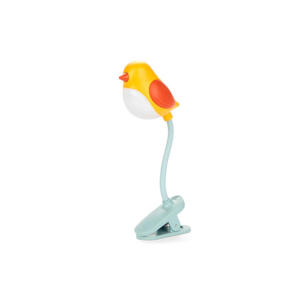 LAMPA ZA KNJIGU BIRDIE YELLOW PLASTIKA 