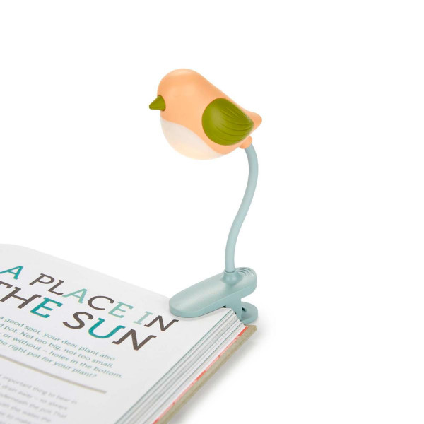 LAMPA ZA KNJIGU BIRDIE PINK PLASTIKA 
