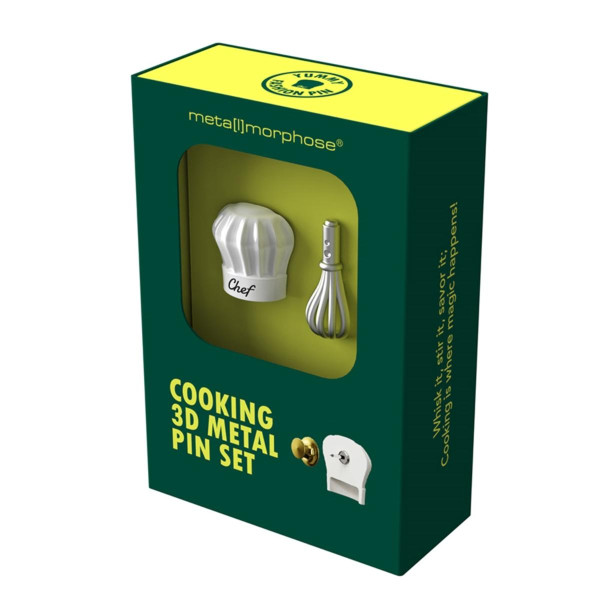 MODNI PIN – SET OD 2 PINA – DIZAJN KUHARA 