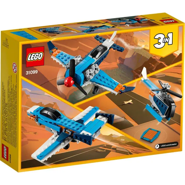 LEGO AVION S PROPELEROM 