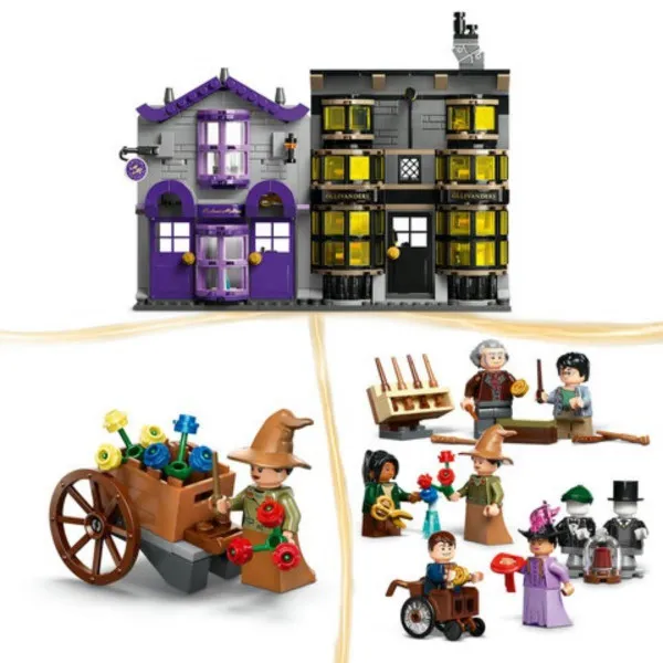 LEGO ODORE OLIVANDER-A I MADAM MALKIN 