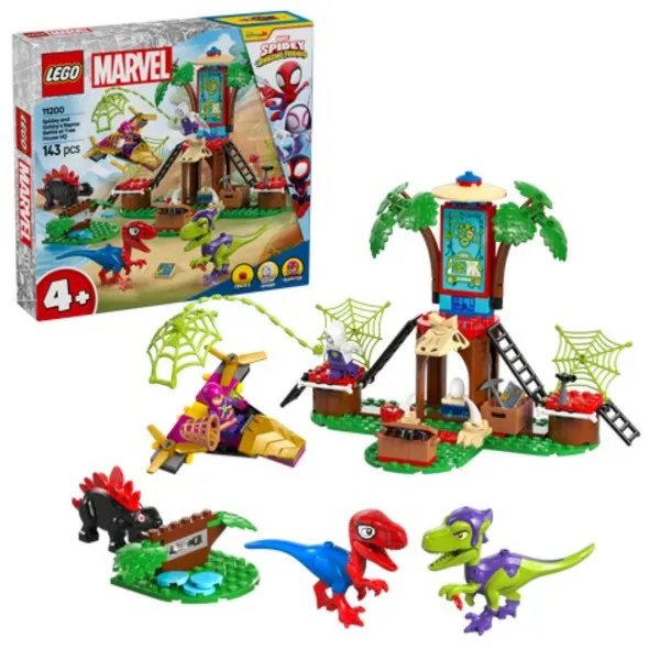 LEGO BORBA SPIDEYJA I GOBBYJEVA RAPTORA KOD KUĆICE NA DRVETU 