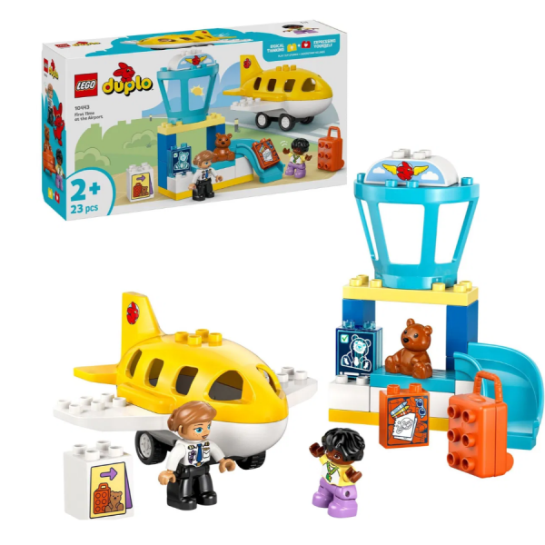 LEGO DUPLO TOWN PRVI PUT NA AERODROMU 2+ 