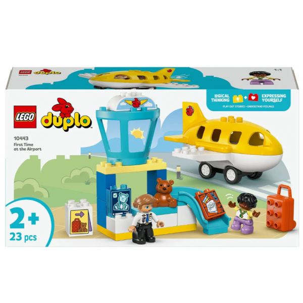 LEGO DUPLO TOWN PRVI PUT NA AERODROMU 2+ 