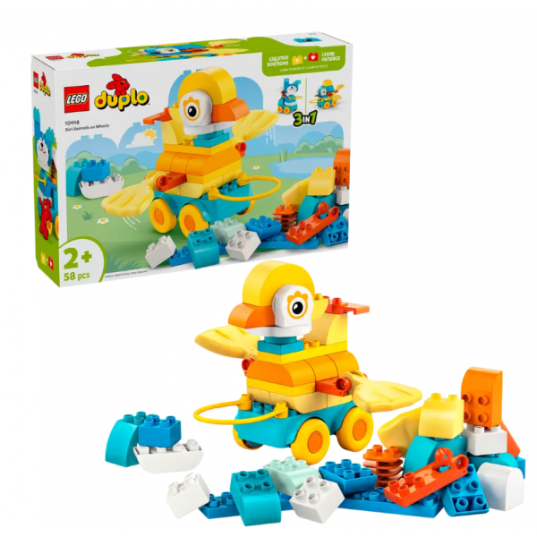 LEGO DUPLO TOWN ŽIVOTINJE NA TOČKOVIMA 3 u 1 2+ 