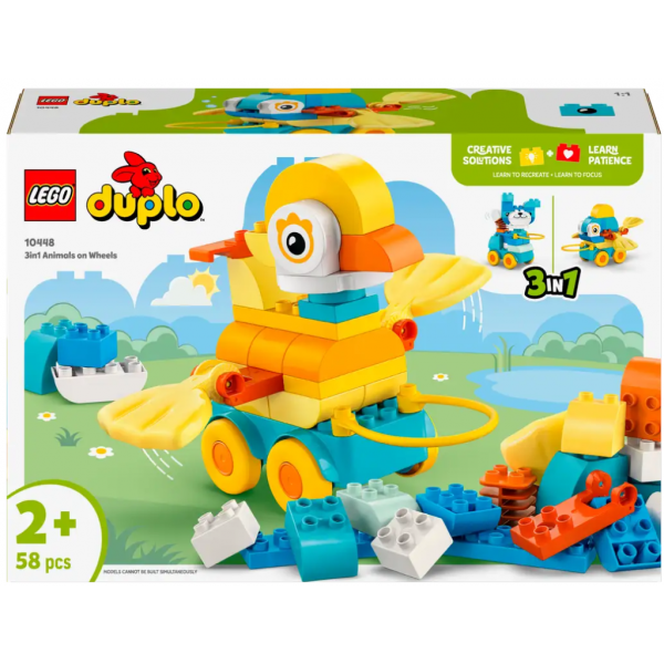 LEGO DUPLO TOWN ŽIVOTINJE NA TOČKOVIMA 3 u 1 2+ 