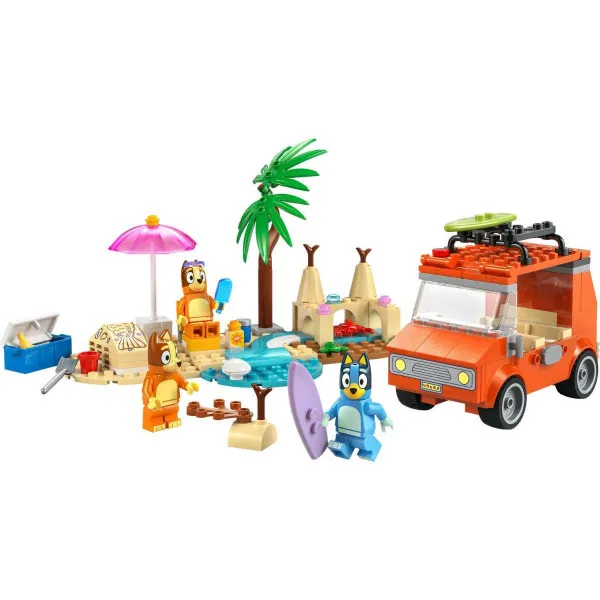 LEGO 4PLUS BERRY 2025 BLUEYEVA PLAŽA I PUTOVANJE PORODICE AUTOM 4+ 