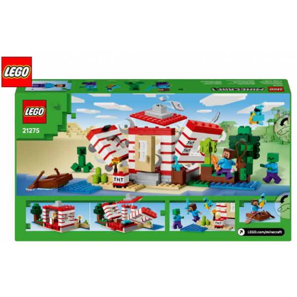 LEGO MINECRAFT TNT KUĆA U DŽUNGLI 8+ 