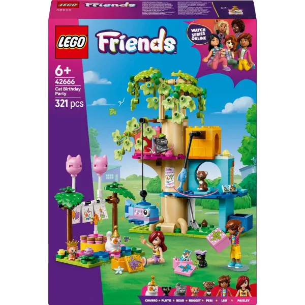 LEGO LEGO FRIENDS MAČJA ZABAVA I KUĆICA NA DRVETU 6+ 