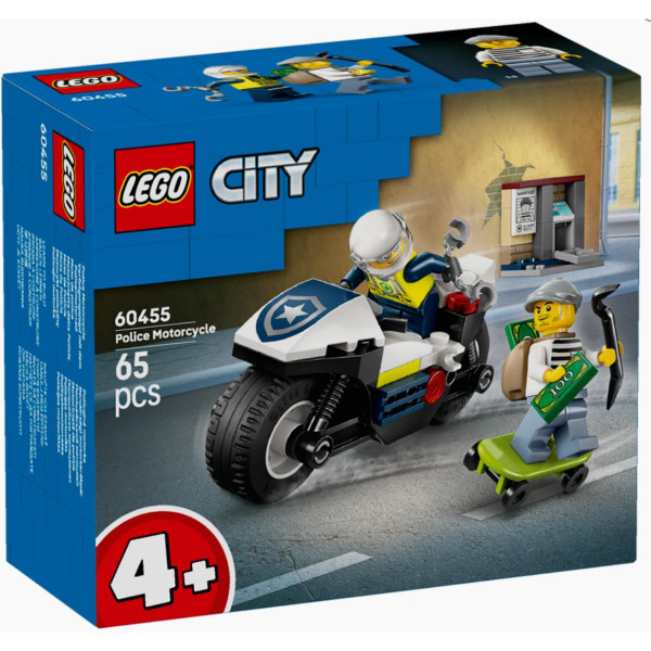 LEGO CITY POLICE POLICIJSKA POTJERA NA MOTOCIKLU 4+ 