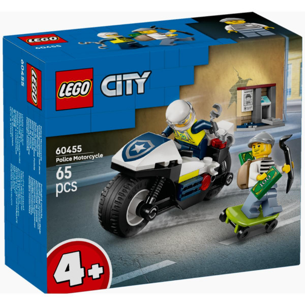 LEGO CITY POLICE POLICIJSKA POTJERA NA MOTOCIKLU 4+ 