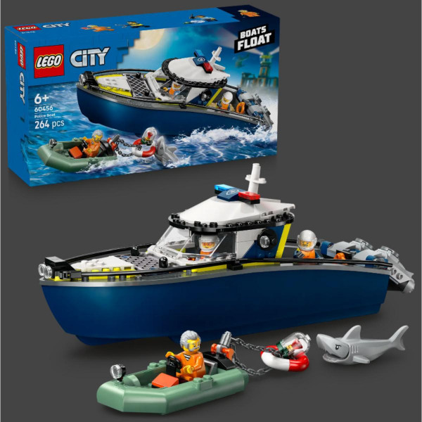 LEGO CITY POLICE POLICIJSKA POTJERA BRODOM 6+ 