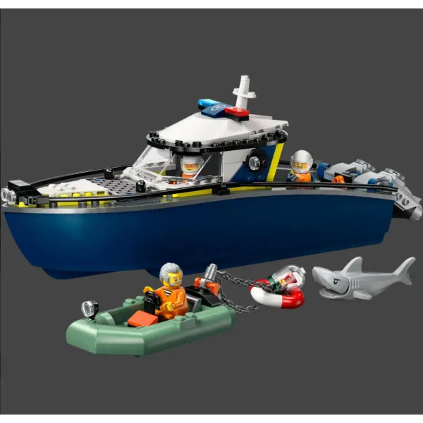 LEGO CITY POLICE POLICIJSKA POTJERA BRODOM 6+ 