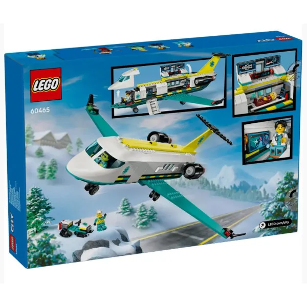 LEGO CITY BIG VEHICLES SANITETSKI AVION ZA HITNU POMOĆ 6+ 