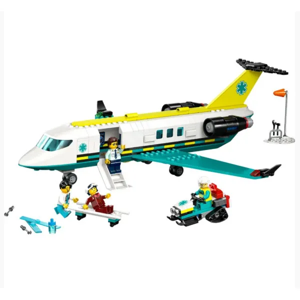 LEGO CITY BIG VEHICLES SANITETSKI AVION ZA HITNU POMOĆ 6+ 