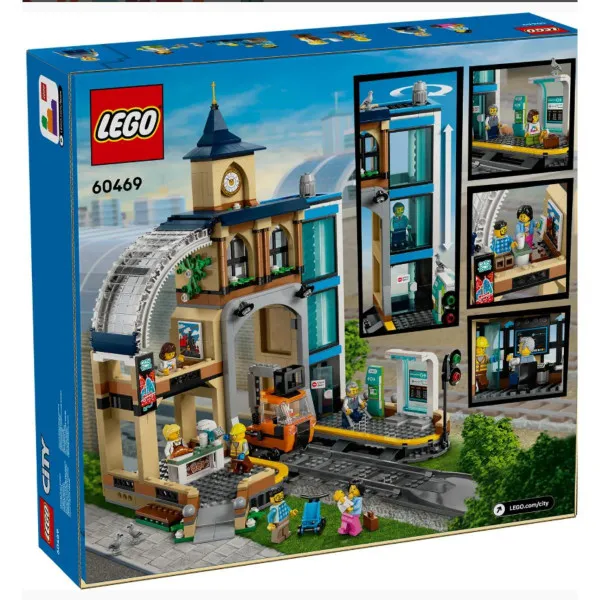 LEGO CITY TRAINS GLAVNA ŽELJEZNIČKA STANICA 7+ 