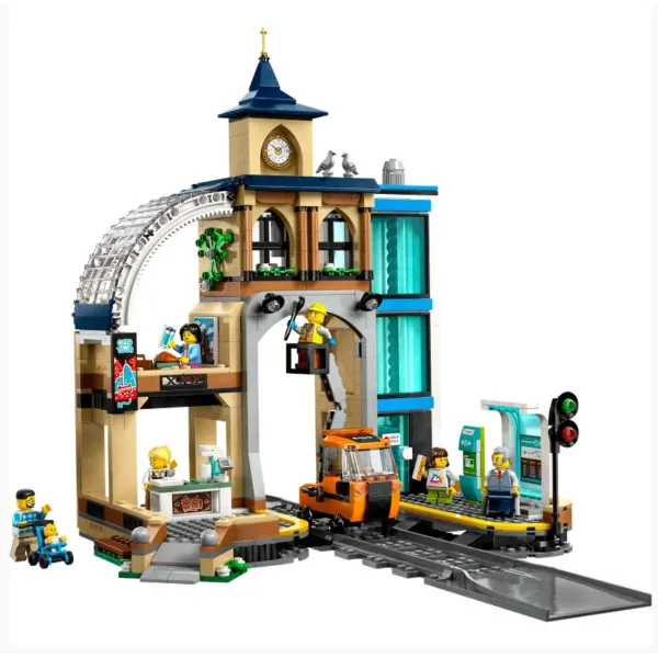 LEGO CITY TRAINS GLAVNA ŽELJEZNIČKA STANICA 7+ 