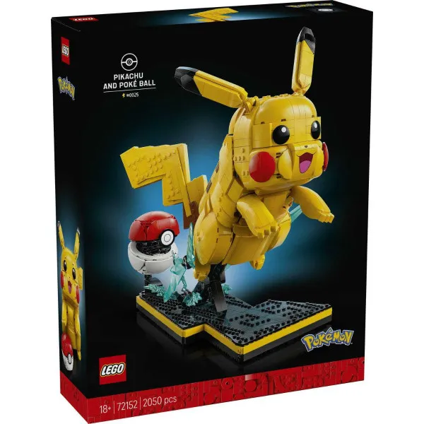 LEGO PIKACHU I POKEBALL 18+ 