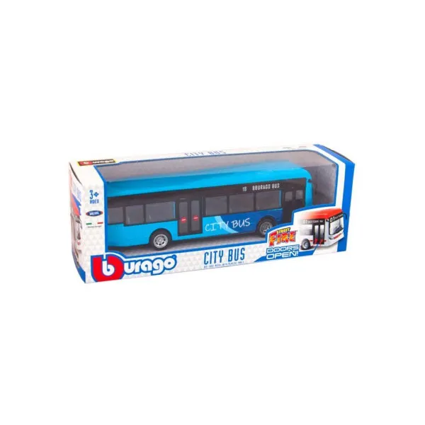 BURAGO STREET FIRE AUTOBUS 1:43 