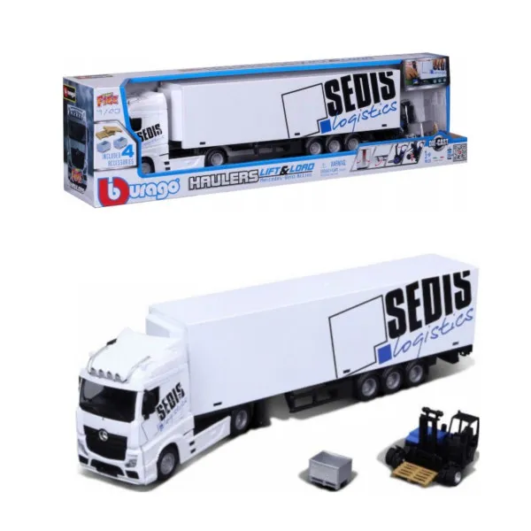 ACTROS TEGLJAČ S PRIKOLICOM MB 1:43 