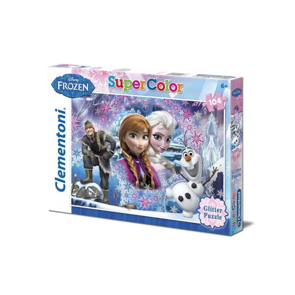 PUZZLE 104 CL GLITTER FROZEN 27248 