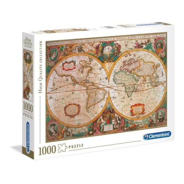 PUZZLE 1000 CL KARTA SVIJETA 