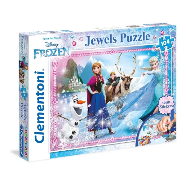 PUZZLE 104 JEWELS FROZEN 