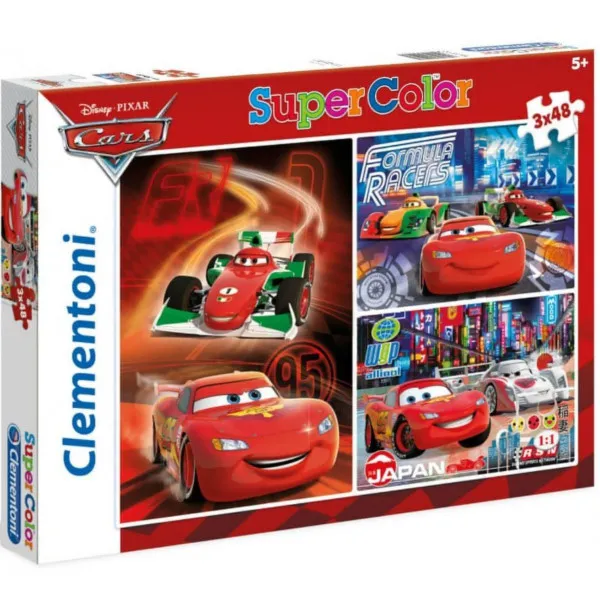 PUZZLE 3X48 CARS 25197 