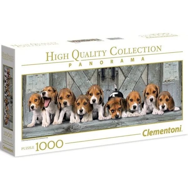 PUZZLE 1000 PANORAMA BEAGLES 