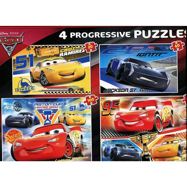 PUZZLE 20+60+100+180 CARS 3 