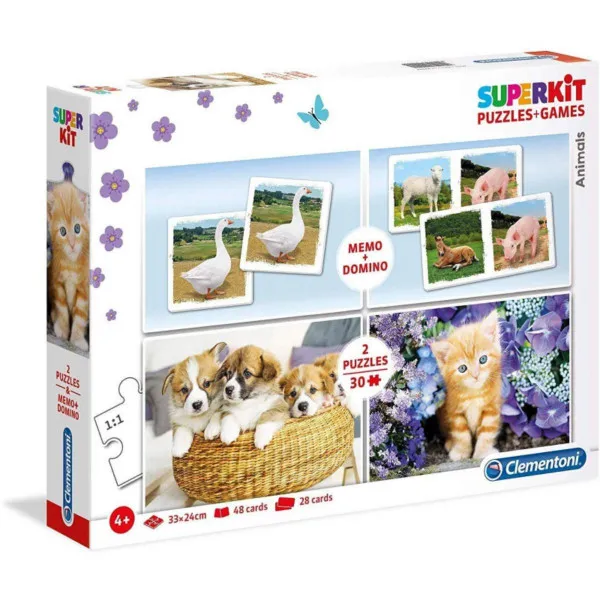 PUZZLE SUPERKIT ANIMALS 2019 