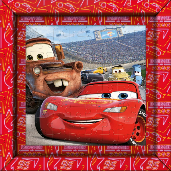 PUZZLE 60 FRAME ME UP  CARS 