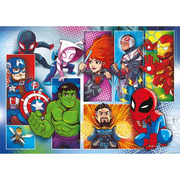 PUZZLE 2X20 SUPRHERO 